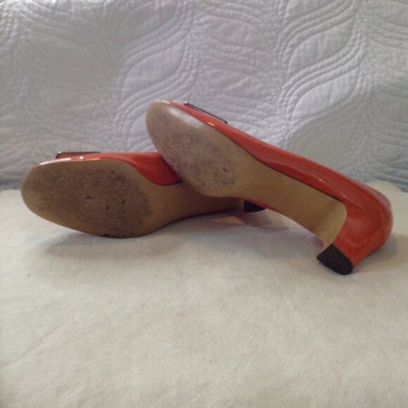 VTG (Rare) Air Step "8" ~ Like Roger Vivier; Premium Patent Leather, Avant Garde - Picture 4 of 5